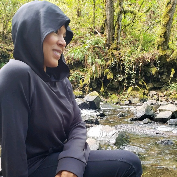 Black pullover hoodie w/ kangaroo pocket, NEW! - Picture 5 of 6